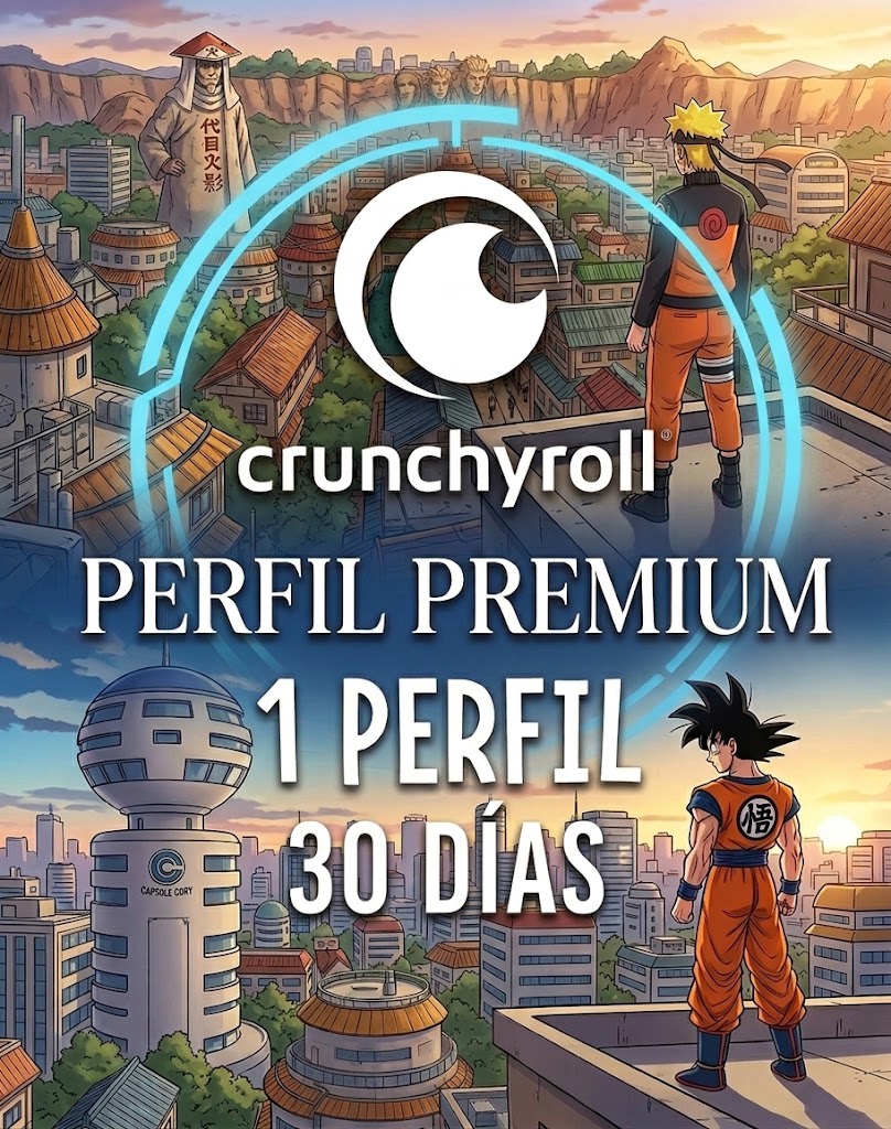 CRUNCHYROLL PERFIL X 30 DIAS