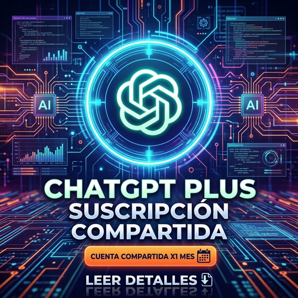 CHATGPT PLUS CUENTA COMPARTIDA X30 DIAS